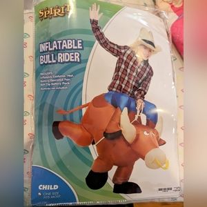 Kids inflatable bull rider